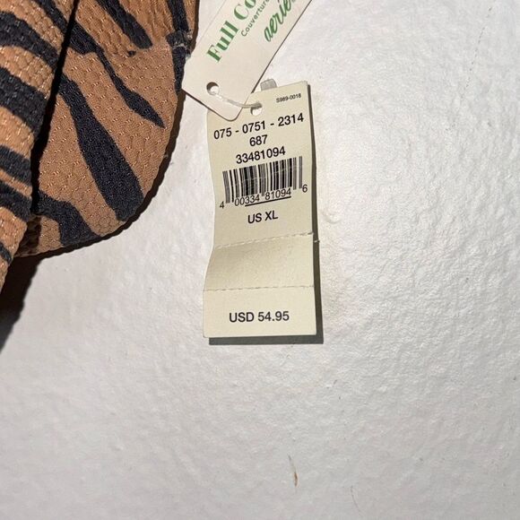 Aerie Pique Animal Print Wrap One Piece Swimsuit Size XL - Picture 5 of 5